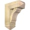 Ekena Millwork Olympic Arts and Crafts Rough Sawn Bracket w/ Offset Brace, Douglas Fir, 8"W x 20"D x 24"H BKT0806X20X24OLY03RDF - alternate 1